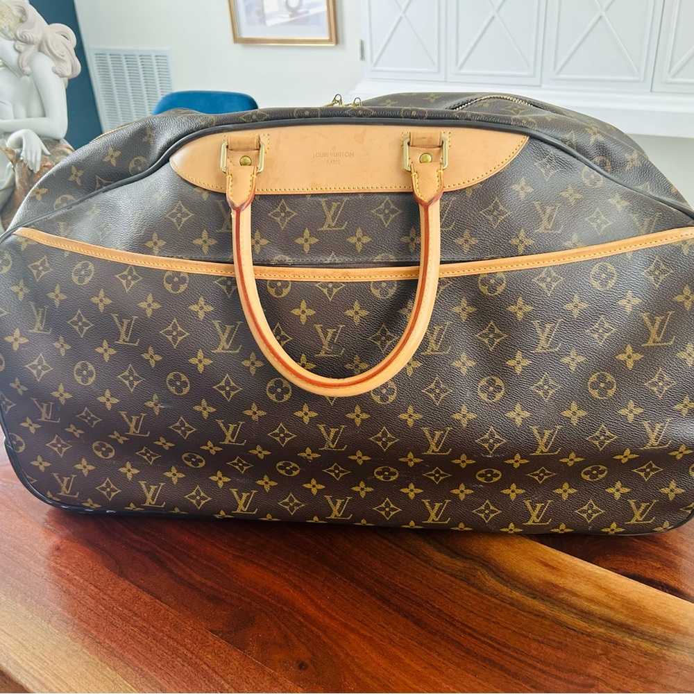 Louis Vuitton Iconic Monogram Eole 60 Duffle Bag on Wheels with Luggage Tag